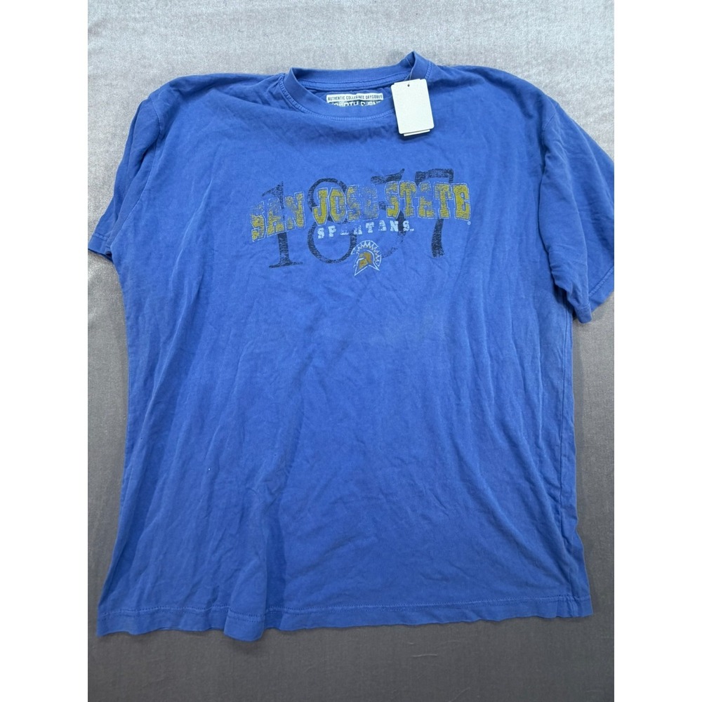New‎ San Jose State NCAA Shirt Spartans Blue Size XL